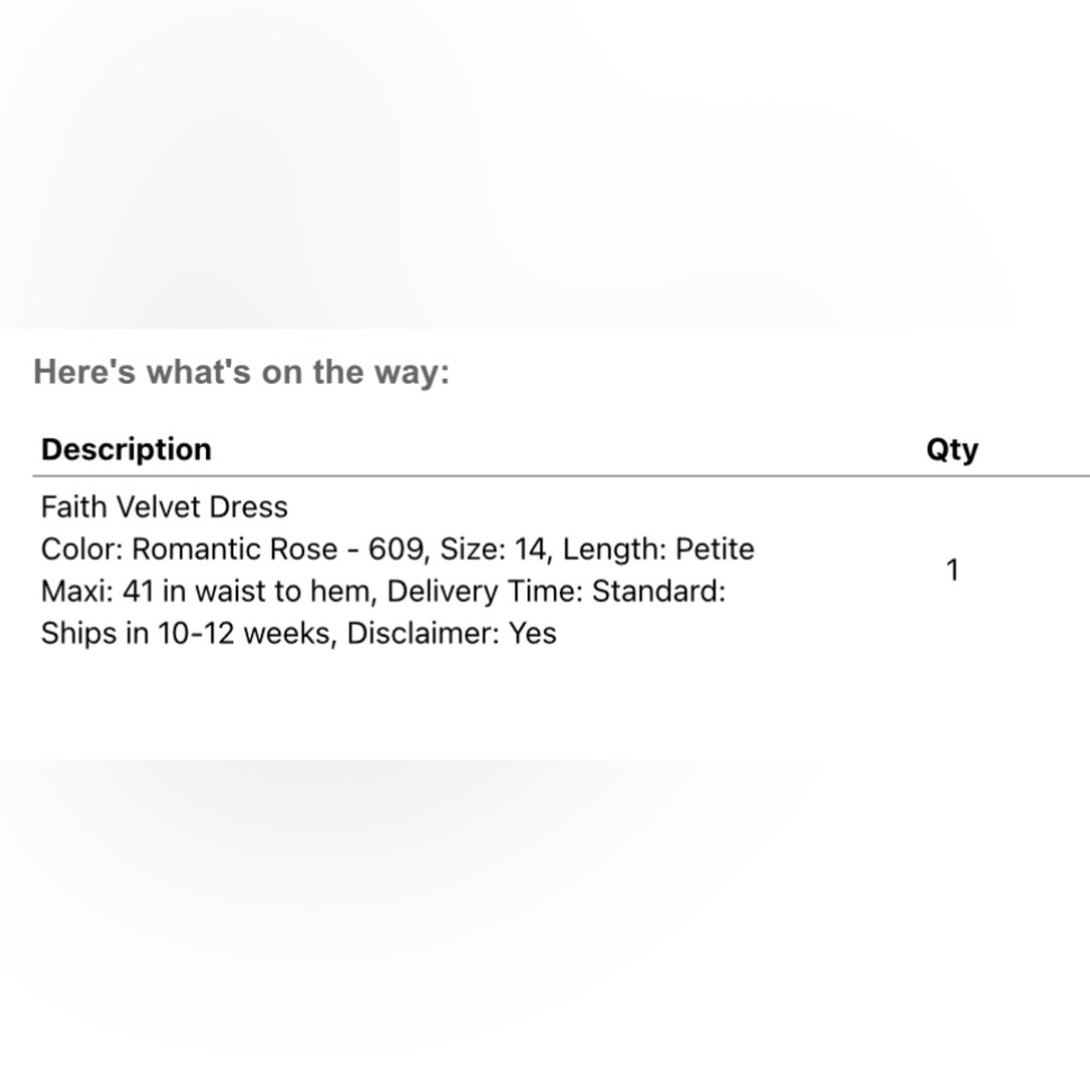 Revelry Faith Velvet Bridesmaid Dress in Romantic Rose, size 14, no alterations - Picture 5 of 6